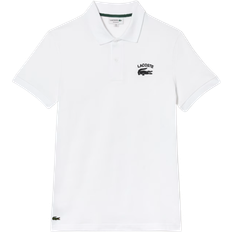 Lacoste Herr - Stretch Överdelar Lacoste Men's Mini Piqué Polo Shirt - White