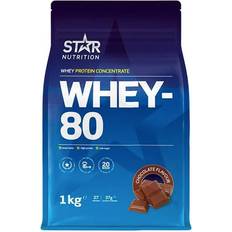 Star Nutrition D-vitaminer Vitaminer & Kosttillskott Star Nutrition Whey-80 Chocolate 1kg