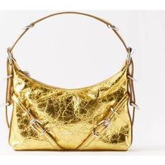 Givenchy Guld Väskor Givenchy Womens Golden Voyou Mini Leather Shoulder bag