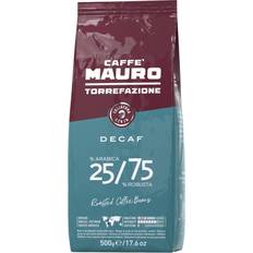 Drycker Caffè Mauro Decaf 25/75 Kaffebönor 500g 1pack