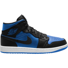 Nike Herr Sneakers Nike Air Jordan 1 Mid M - Black/Royal Blue/White
