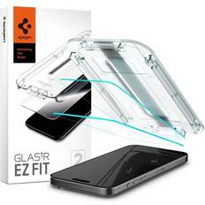 Skärmskydd Spigen EZ FIT GLAS.tR Screen Protector for iPhone 15 Pro 2-Pack