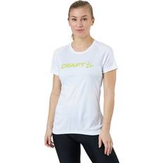 Craft Sportswear Dam - Polyester - Vita T-shirts Craft Sportswear Core Unify Logo Tee W White