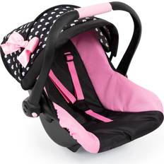 Bayer Deluxe Car Seat for Dolls Black & Pink 67960AA