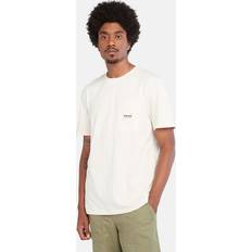 Timberland Beige T-shirts Timberland Work for the Future Cotton T-Shirt with Crew Neck