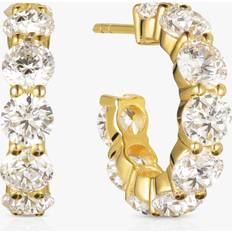 Sif Jakobs Klackringar Smycken Sif Jakobs Belluno Creolo Earrings - Gold/Transparent