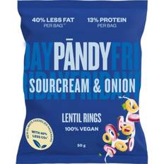 Chips Snacks Pandy Lentil Rings Sourcream & Onion 50g