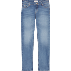 Marc O'Polo Dam Jeans Marc O'Polo Alby Straight Jeans - Authentic Mid Sea Blue Wash