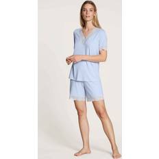 Blåa - Dam Pyjamasar Calida Dam eleganta drömmar pyjamas-set, Harmony Blue, normal
