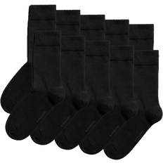 Björn Borg Herr - Svarta Strumpor Björn Borg Essential Ankle Socks 10-pack - Black Beauty