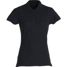 Clique Dam Överdelar Clique Basic Polo T-shirt Women's - Black
