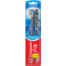 Colgate Eltandborstar Colgate 360 Total Advanced Floss-Tip Sonic Powered Vibrating Toothbrush Soft 2ct