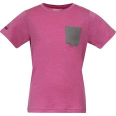 Bergans T-shirts Bergans Kids' Myske Wool Tee, 104, Ibis Rose