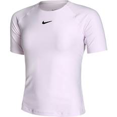 Nike Dam - Elastan/Lycra/Spandex - Lila T-shirts Nike Court Advantage Dri-fit 6m T-shirt Damer Lila