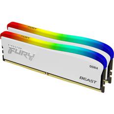 32 GB - DDR4 - Vita RAM minnen Kingston Fury Beast RGB Special Edition DDR4 3600MHz 2x16GB (KF436C18BWAK2/32)