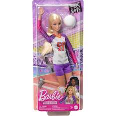 Barbie Docktillbehör - Tillbehör Modedockor Dockor & Dockhus Barbie Made to Move Career Volleyball Player Doll