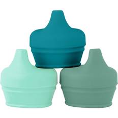 Boon SNUG Spout Sippy Lids, Assorted Colors Pack of 3