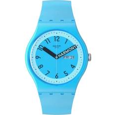Swatch Vattentät Klockor Swatch Proudly Blue ø 41 Mm