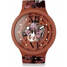 Swatch Armbandsur Swatch Camoflower Cotton SB05C100