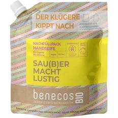 Benecos Nachfüllbeutel Handseife BIO-Ingwer + BIO-Zitrone SAUB ER MACHT LUSTIG