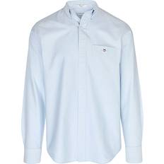 Herr - S Överdelar Gant Regular Fit Oxford Shirt - Light Blue