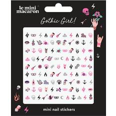 Le Mini Macaron Lösnaglar & Nageldekorationer Le Mini Macaron Nail Stickers Gothic Girl