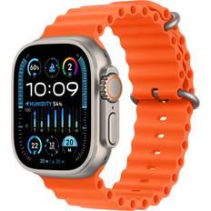 Apple Sömnavläsning - iPhone Smartwatches Apple Watch Ultra 2 Titanium Case with Ocean Band