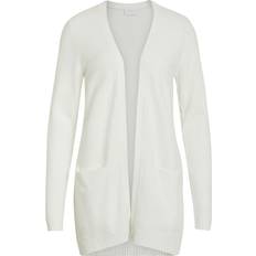 Vila Koftor Vila Basic Knitted Cardigan - White Alyssum