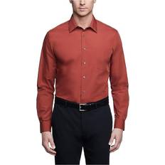 Van Heusen Men's Regular Fit Poplin Dress Shirt - Persimmon