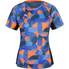 Puma Tränings T-Shirt IndividualBlaze Blå/Orange Dam Blå