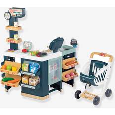 Smoby Affärsleksaker Smoby Kaufladen Maxi-Supermarkt mit Einkaufswagen mehrfarbig