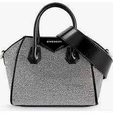 Givenchy Toteväskor Givenchy Black Antigona toy Woven Top-handle bag