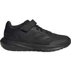 Adidas 31½ Löparskor adidas Kid's Runfalcon 3.0 Elastic Lace Top - Black