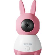 Tesla Smart Camera 360 Baby Pink babymonitor med video