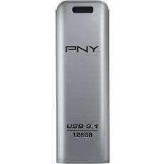 PNY 128 GB Minneskort & USB-minnen PNY USB 3.1 Elite Steel 128GB