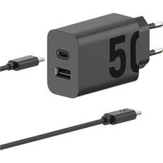 Motorola TurboPower 50 Duo Väggladdare med USB-C Kabel SJMC502