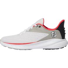 FootJoy Men's Flex XP Golf Shoes, 11.5, White/Black/Red White/Black/Red