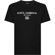 Dolce & Gabbana Bomull - Herr T-shirts Dolce & Gabbana DG Embroidery Logo T-shirt - Black