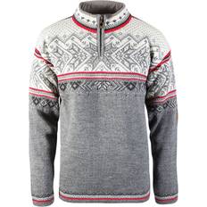 Dale of Norway Tröjor Dale of Norway Vail Sweater - Smoke/Raspberry/Off White