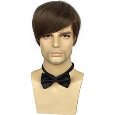 Herr Peruker Shein Men Short Straight Synthetic Wig With Bangs