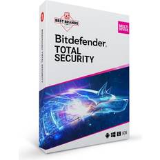 Bitdefender Total Security 2021 5 Devices 2 year Subscription PC/Mac Activation Code by Mail