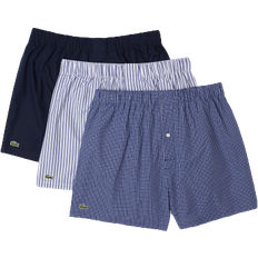 Lacoste Boxers Kalsonger Lacoste Authentics Striped Boxers 3-pack - Navy Blue/White/Blue
