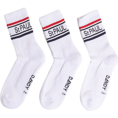 Frank Dandy St Paul Organic Terry Socks 3-pack - White