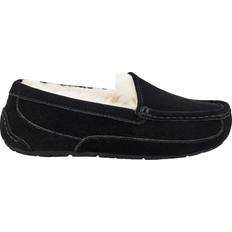 UGG 6.5 - Dam Loafers UGG Unisex-Child's Ascot Slipper, Black Suede