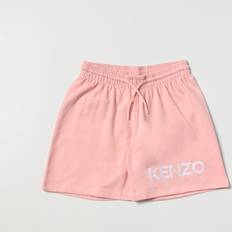 Kenzo Byxor Kenzo Pink Jersey Logo Shorts