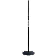 Pronomic MS-100 mikrofonstativ med tallriksställ mikrofonhållare, tallrikshållare, maximal höjd: 158 cm, vikt: 4,8 kg svart