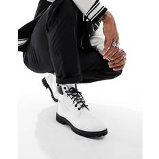 Timberland 11 - Herr Kängor & Boots Timberland – Premium – Vita boots på tum läder-Vit/a