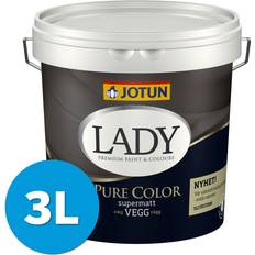 Jotun Inomhusfärger - Väggfärger Målarfärg Jotun Lady Pure Color Väggfärg Vit 3L
