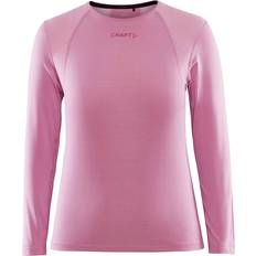 Craft Sportswear Dam - Polyester - Rosa T-shirts Craft Sportswear ADV Essence LS Tee W-PLUM-XS