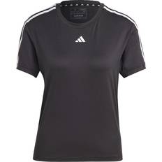 Adidas Dam - Polyester - Svarta T-shirts adidas AEROREADY Train Essentials 3-Stripes T-Shirt Black
